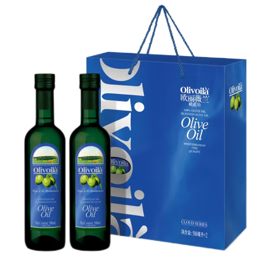欧丽薇兰云系列橄榄油礼盒 500ML × 2