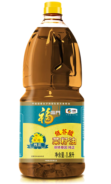 福临门低芥酸菜籽油 1.8L